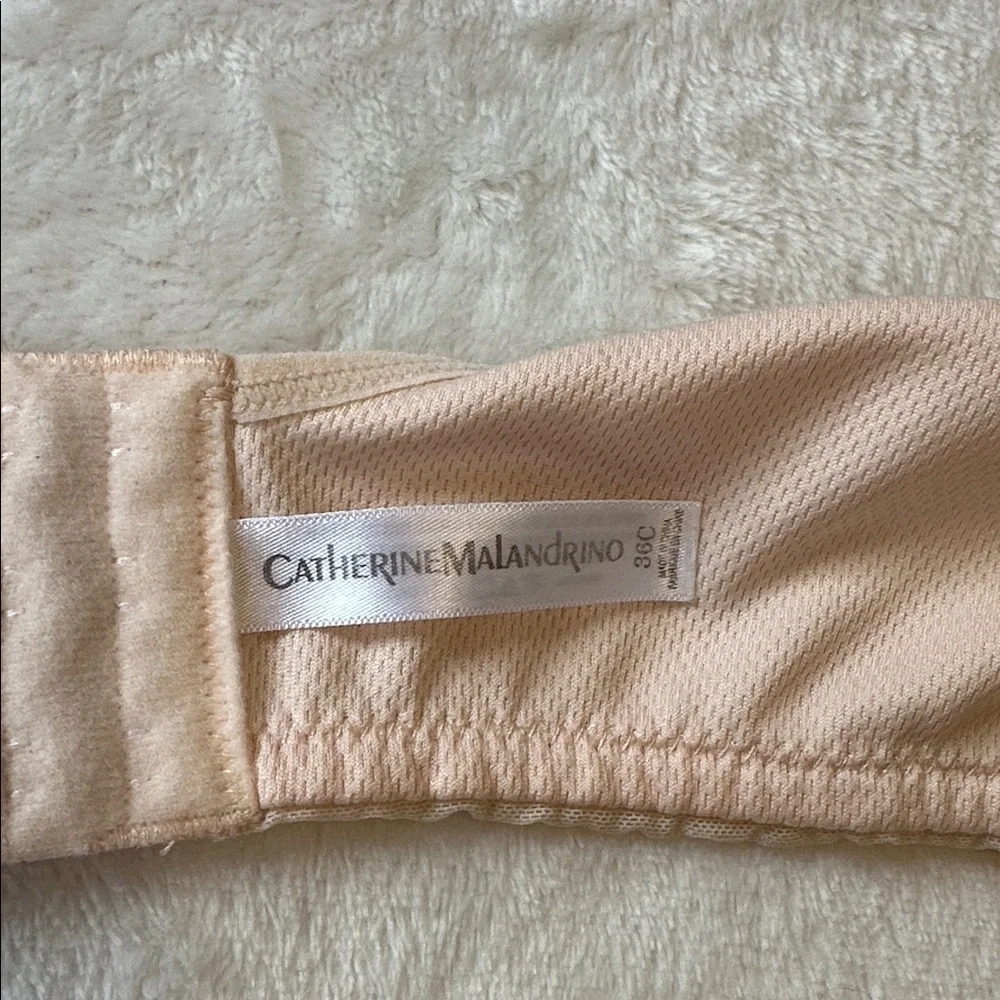 Catherine Malandrino Soft Beige Underwire Bra 36C
